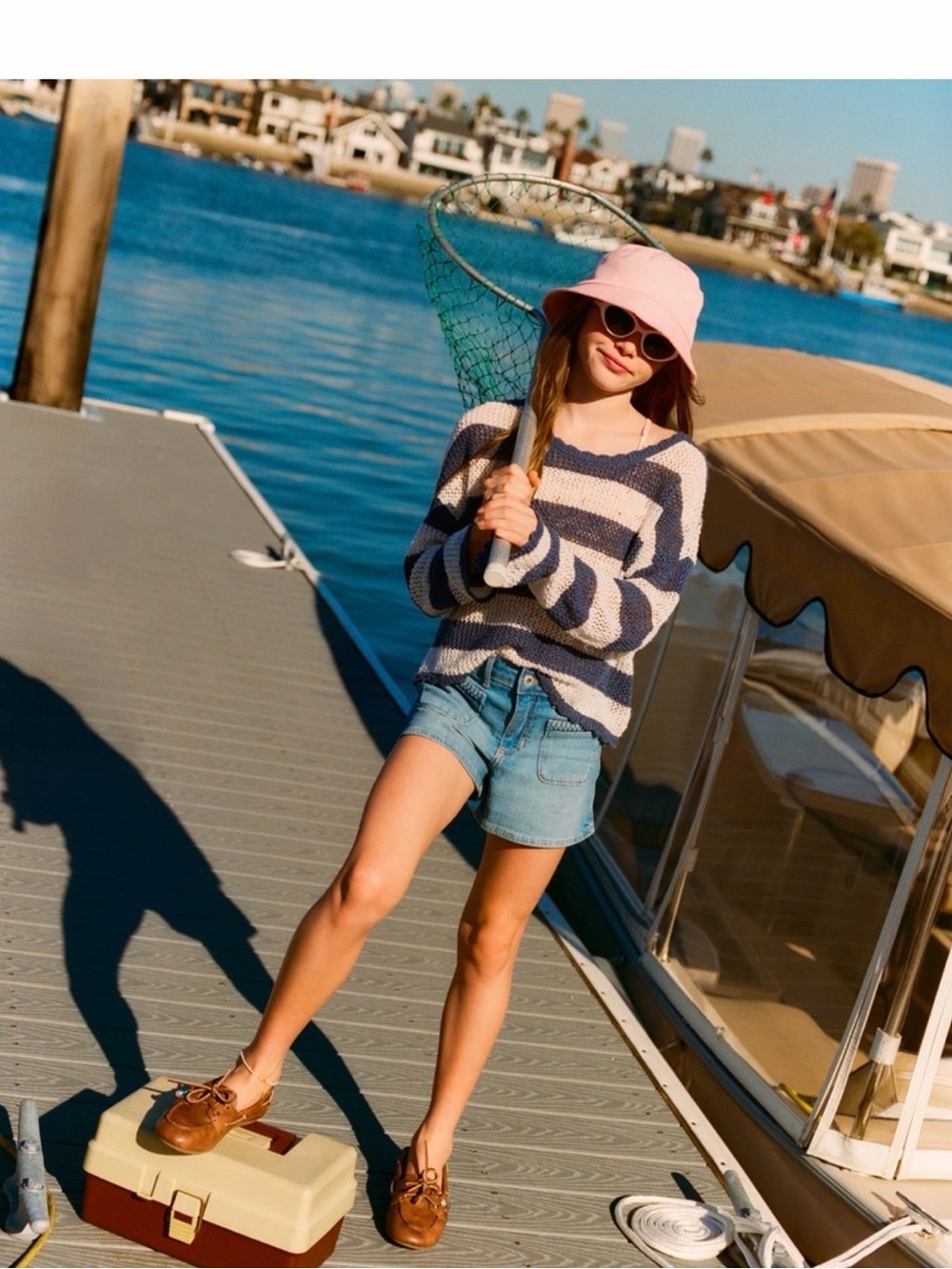 abercrombie kids light blue denim shorts